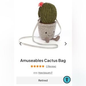 Jellycat Cactus Purse